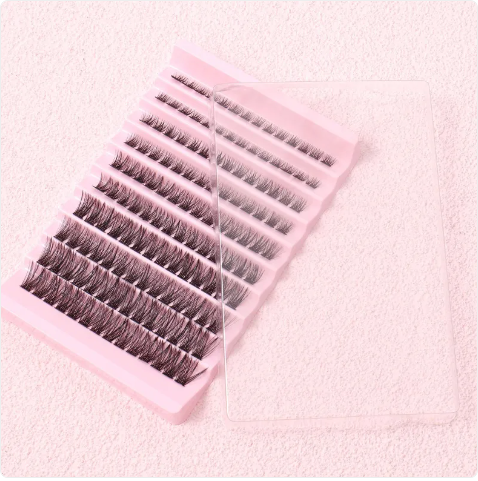 DIY Cluster False Eyelash Set – Natural Look, 110 Clusters, 10–14mm