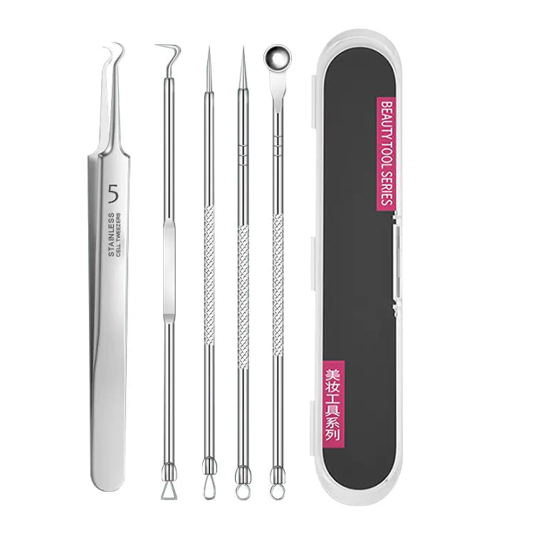 Blackhead Remover Tool Kit Pimple Extractor Set Stainless