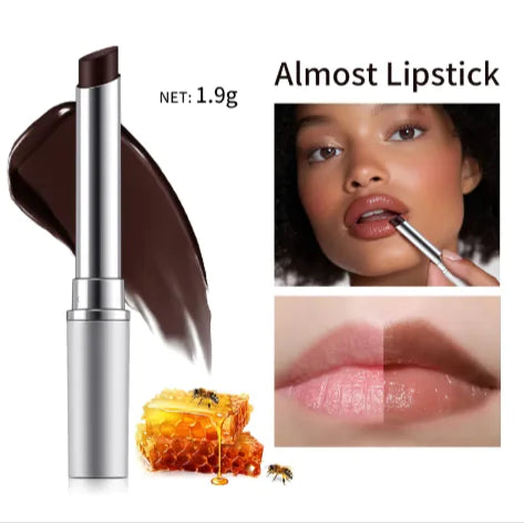 Black Honey Lipstick — Hydrating Sheer Tint for Soft, Nourished Lips