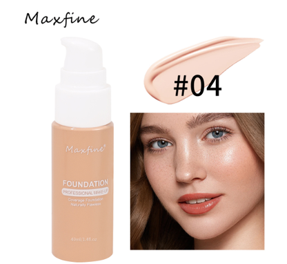 Liquid Foundation & Concealer – Waterproof, Full Coverage, 9 Shades
