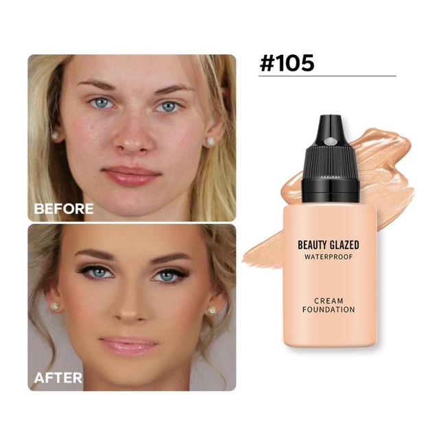 Matte Liquid Foundation & Concealer – Full Coverage, Waterproof, 9 Shades