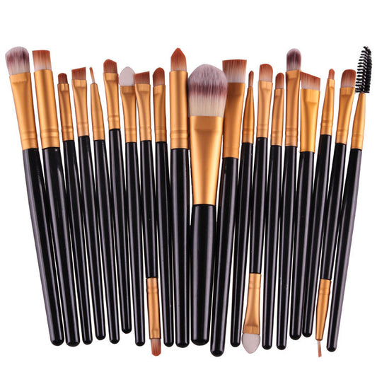 Professional Makeup Brush Set - Powder, Blush & Eyeshadow Brushes