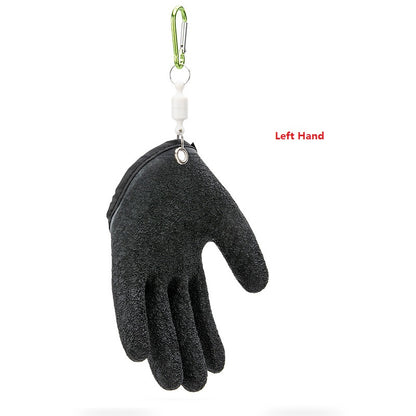 Waterproof Fishing Gloves – Anti-Slip & Puncture-Resistant with Magnetic Clip