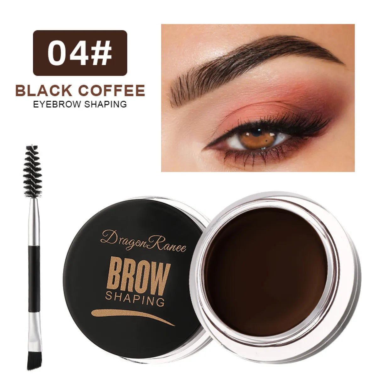 Waterproof Eyebrow Dye Gel – Long-Lasting Smudge-Proof Brow Cream, 6 Shades