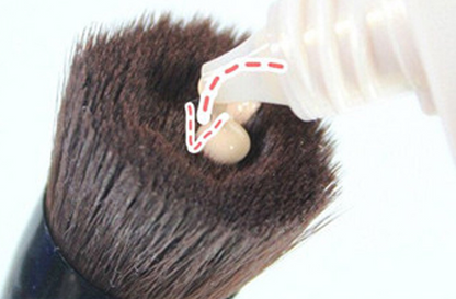 Ash Wood Foundation Brush – Professional Soft Synthetic Fibre Makeup Brush