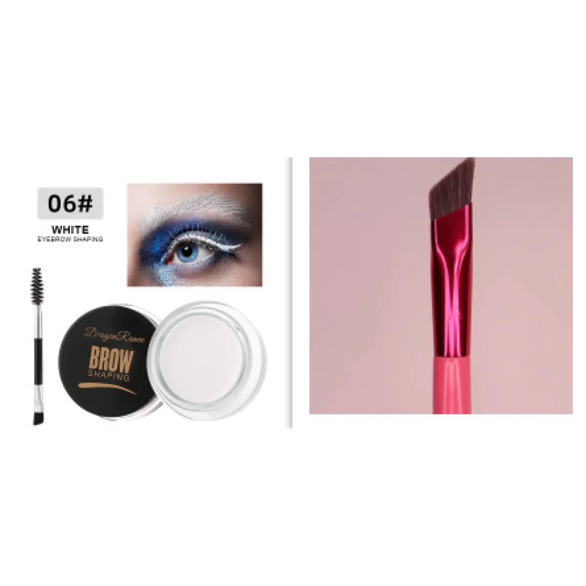 Waterproof Eyebrow Dye Gel – Long-Lasting Smudge-Proof Brow Cream, 6 Shades