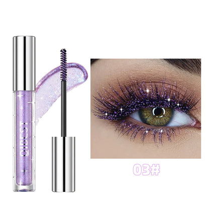 Diamond Glitter Mascara — Shimmering Stage Lash Colour | Gold, Silver & Purple