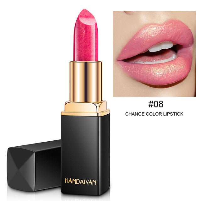 Waterproof Glitter Lipstick – Long-Lasting Shimmer, 9 Shades