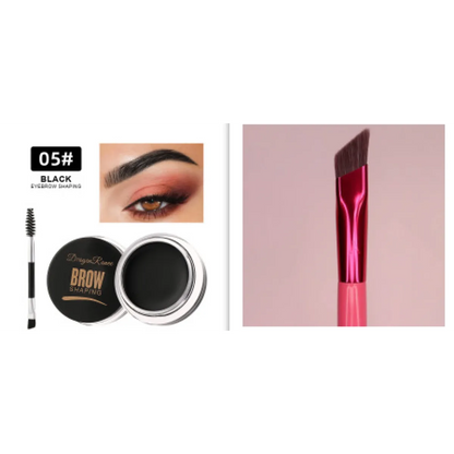 Waterproof Eyebrow Dye Gel – Long-Lasting Smudge-Proof Brow Cream, 6 Shades