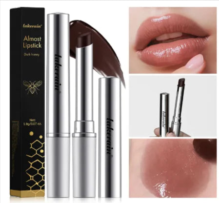 Black Honey Lipstick — Hydrating Sheer Tint for Soft, Nourished Lips