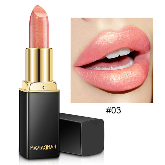 Glitter Shimmer Lipstick – Waterproof Mermaid Finish, 8 Shades, 3.5g