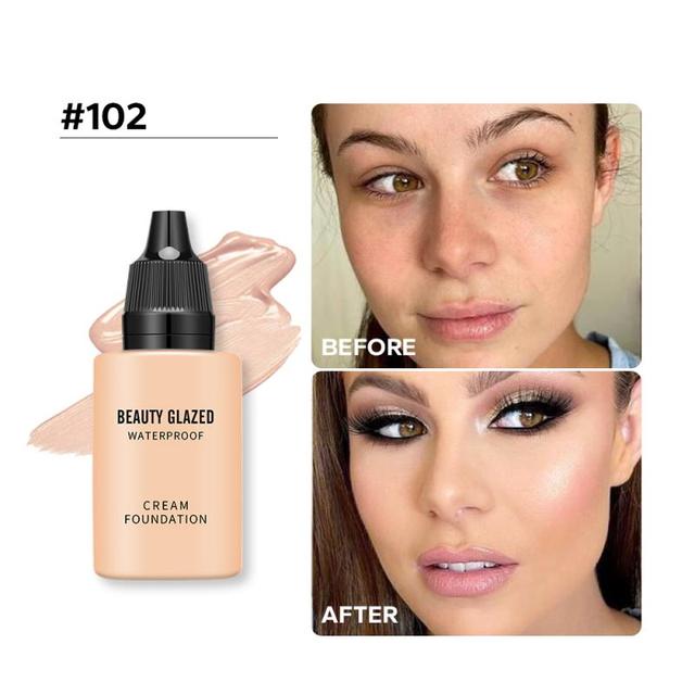 Matte Liquid Foundation & Concealer – Full Coverage, Waterproof, 9 Shades