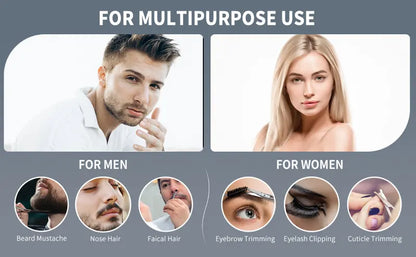 Stainless Steel Nose & Eyebrow Scissors – Precision Grooming for Men & Women