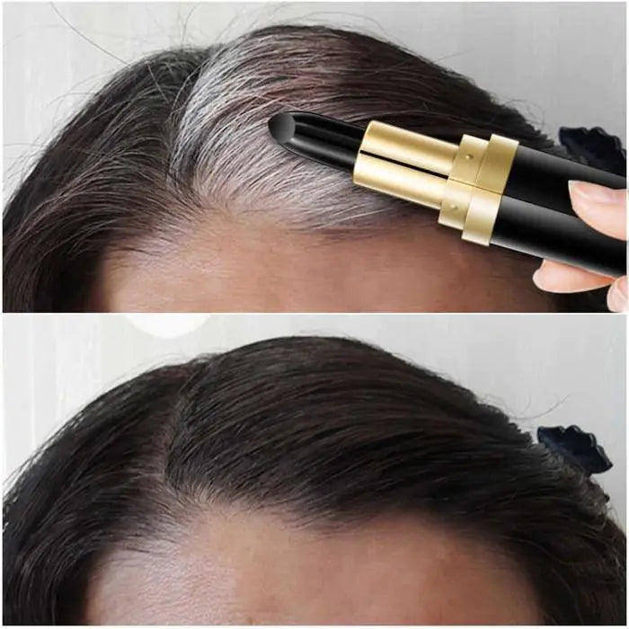 Hair Dye Stick — Instant Grey Coverage & Root Touch-Up | Plant-Based Formula | Brown & Black