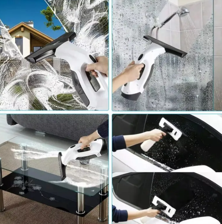 Cordless Automatic Window Cleaner – Electric Glass & Surface Cleaner with 2200mAh Battery