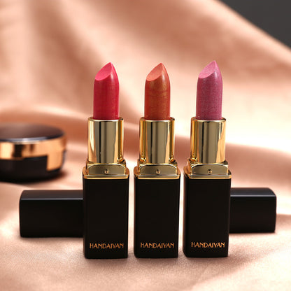 Waterproof Glitter Lipstick – Long-Lasting Shimmer, 9 Shades
