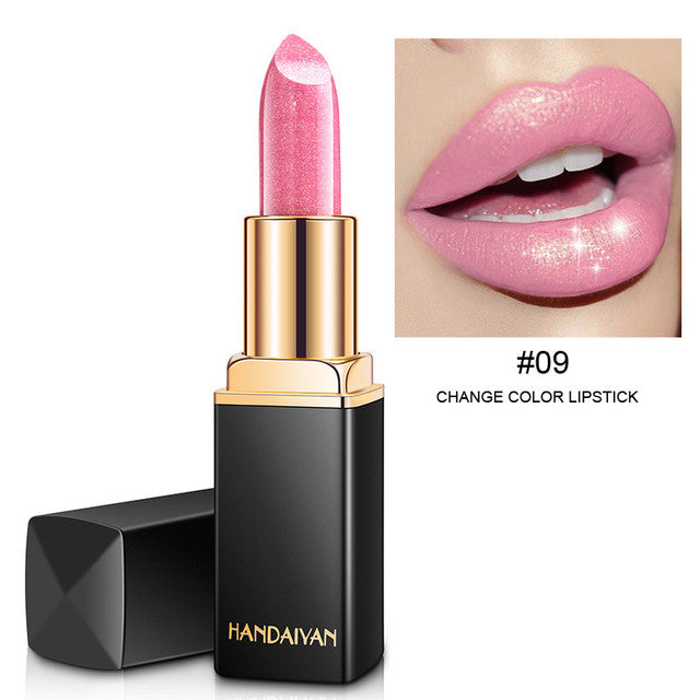 Waterproof Glitter Lipstick – Long-Lasting Shimmer, 9 Shades