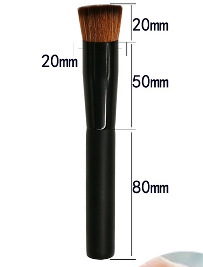 Ash Wood Foundation Brush – Professional Soft Synthetic Fibre Makeup Brush