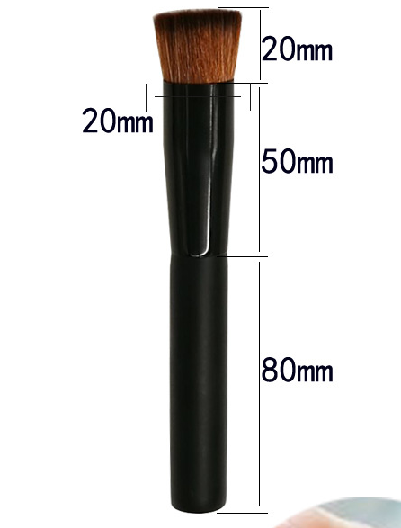Ash Wood Foundation Brush – Professional Soft Synthetic Fibre Makeup Brush