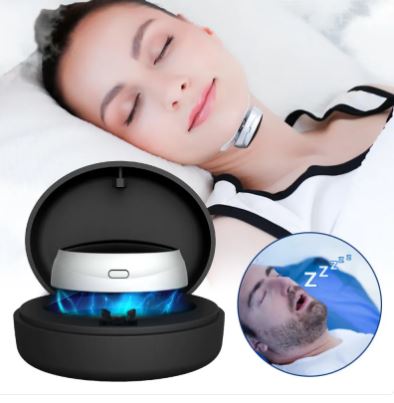 Smart Anti-Snoring Device – Throat Pulse Technology for Peaceful, Restful Sleep
