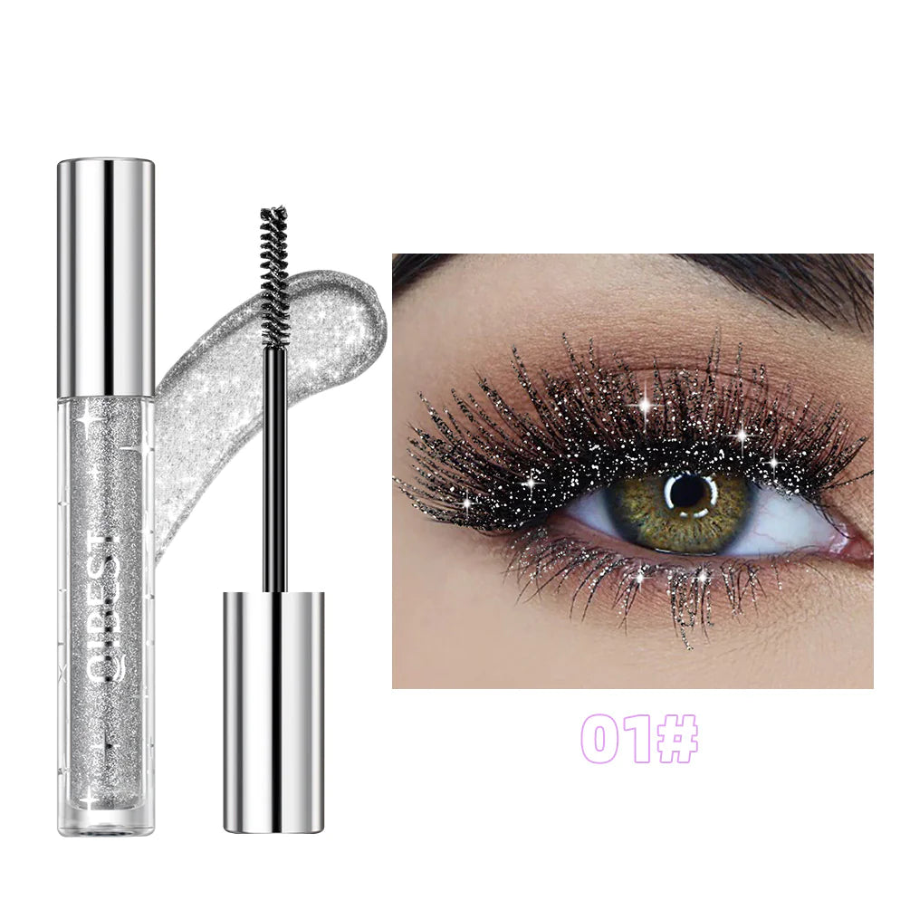 Diamond Glitter Mascara — Shimmering Stage Lash Colour | Gold, Silver & Purple