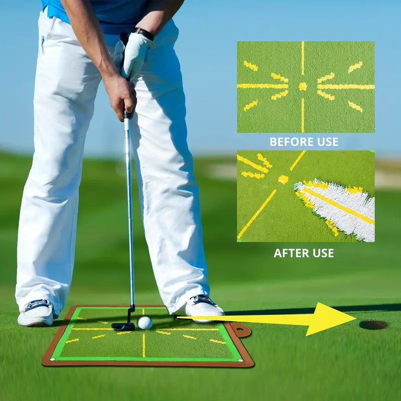 SwingTrack Golf Practice Mat – Indoor & Outdoor Swing Training for All Levels