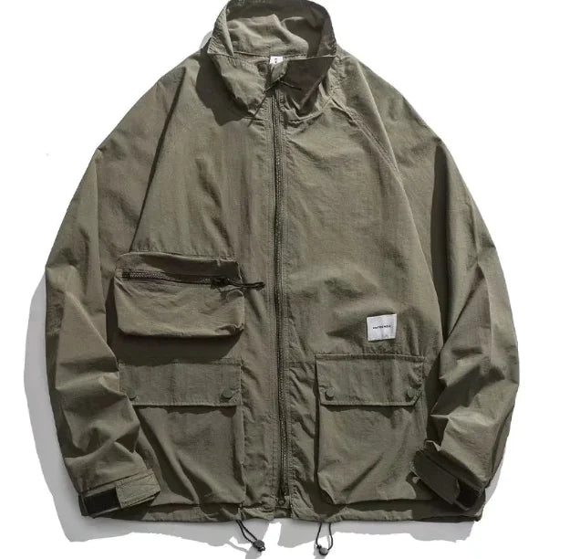 Men's Hunting Jacket Cotton Lapel Outdoor Tactical Coat