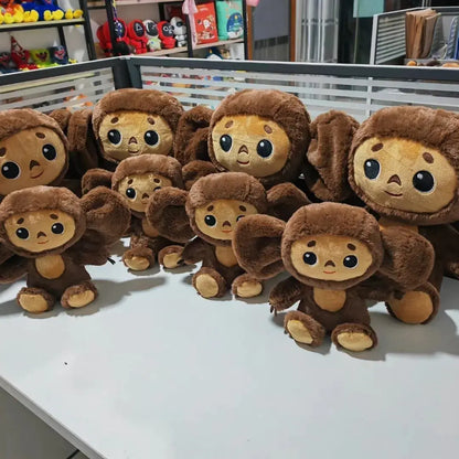 Punch the baby macaque Cute Monkey Plush Toy Soft Stuffed Animal Gift for Kids
