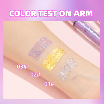 Diamond Glitter Mascara — Shimmering Stage Lash Colour | Gold, Silver & Purple